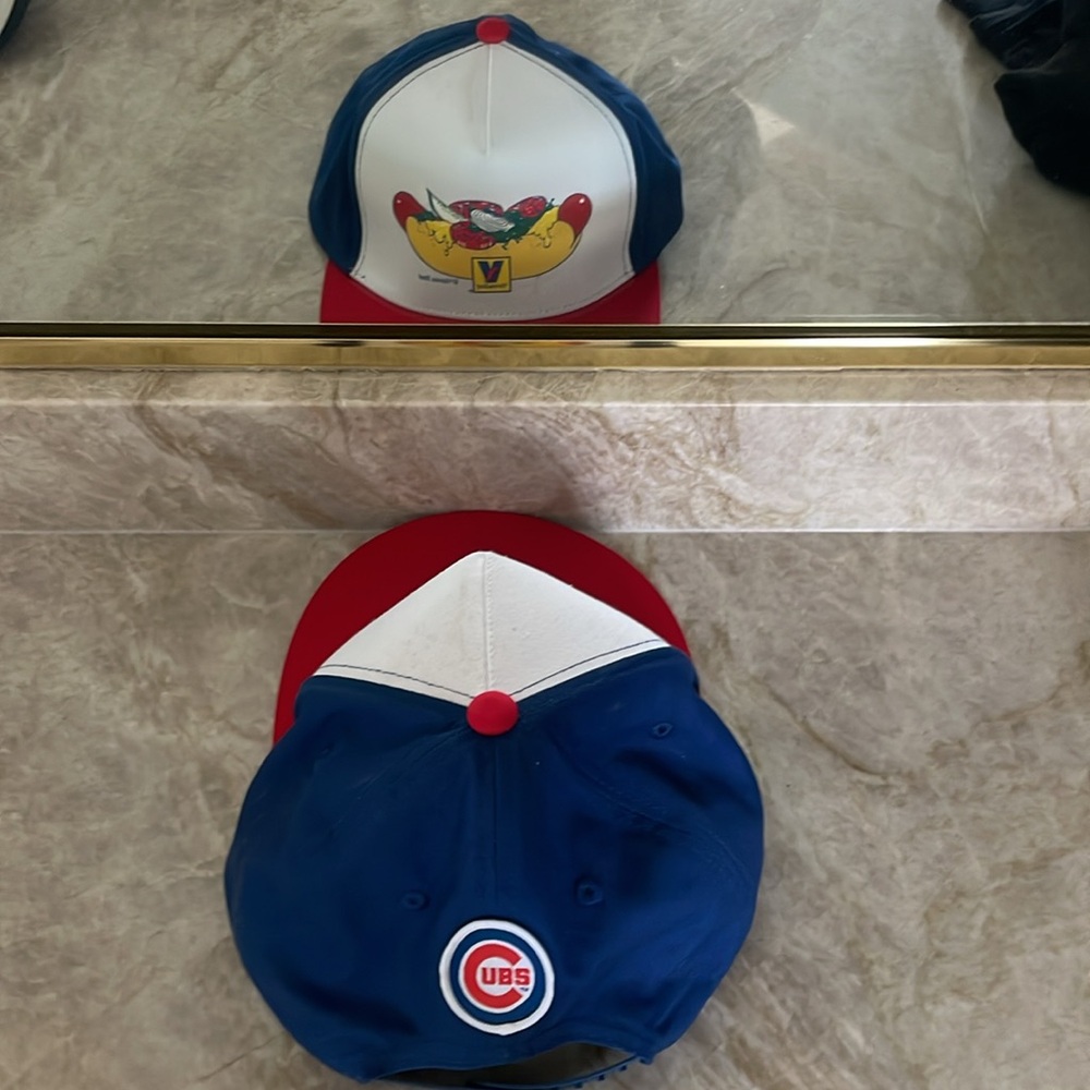 VINTAGE CUBS X VIENNA BEEF BASEBALL HAT! BRAND NEW! RARE!